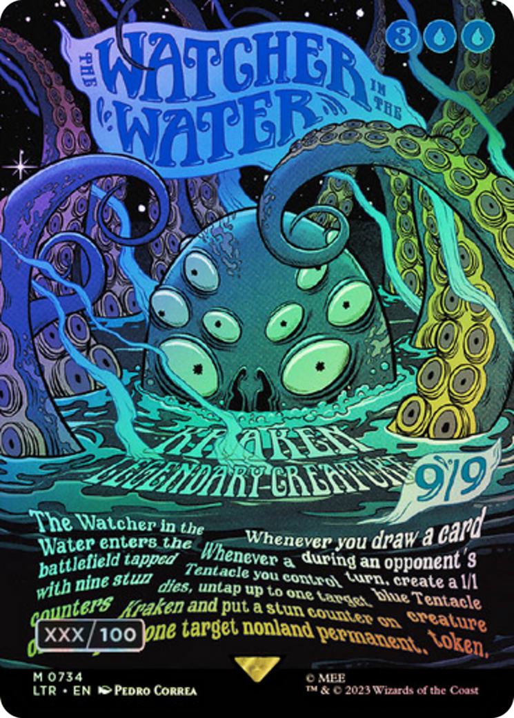 Image of The Watcher in the Water (Borderless Poster) (Serialized) [The Lord of the Rings: Tales of Middle-Earth]