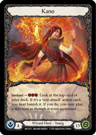 Image of Kano // Nebula Blade [ARC114-T // ARC077-T] (Arcane Rising)  1st Edition Normal