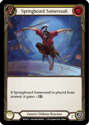 Image of Springboard Somersault [BVO015-C] (Bravo Hero Deck)  1st Edition Normal