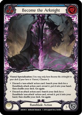 Image of Become the Arknight [U-ARC083] (Arcane Rising Unlimited)  Unlimited Rainbow Foil