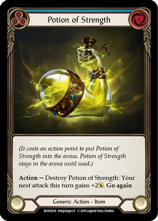 Image of Potion of Strength [BVO028-R] (Bravo Hero Deck)  1st Edition Normal