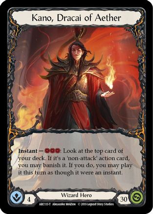 Image of Kano, Dracai of Aether // Viserai, Rune Blood [U-ARC113 // U-ARC075] (Arcane Rising Unlimited)
