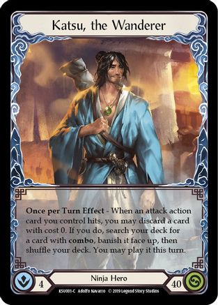 Image of Katsu, the Wanderer [KSU001-C] (Katsu Hero Deck)  1st Edition Normal