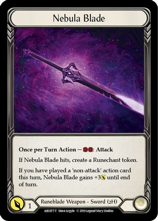 Image of Nebula Blade // Teklo Plasma Pistol [U-ARC077 // U-ARC003] (Arcane Rising Unlimited)