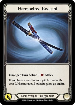 Image of Harmonized Kodachi (Reverse) [KSU004-C] (Katsu Hero Deck)  1st Edition Normal