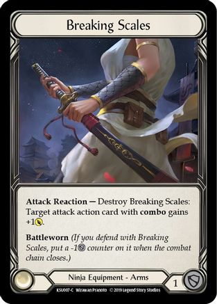 Image of Breaking Scales [KSU007-C] (Katsu Hero Deck)  1st Edition Normal