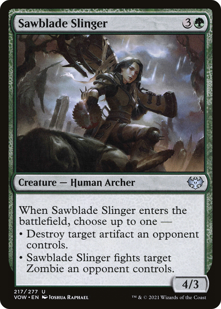 Image of Sawblade Slinger [Innistrad: Crimson Vow]