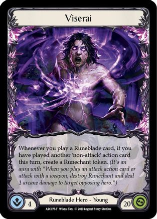 Image of Viserai // Viserai, Rune Blood [ARC076-T // ARC075-T] (Arcane Rising)  1st Edition Normal