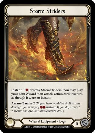 Image of Storm Striders [ARC116-L] (Arcane Rising)  1st Edition Cold Foil