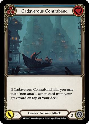 Image of Cadaverous Contraband (Blue) [U-ARC181] (Arcane Rising Unlimited)  Unlimited Normal