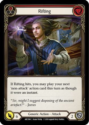 Image of Rifting (Red) [ARC194-C] (Arcane Rising)  1st Edition Normal