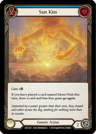 Image of Sun Kiss (Blue) [ARC214-C] (Arcane Rising)  1st Edition Normal