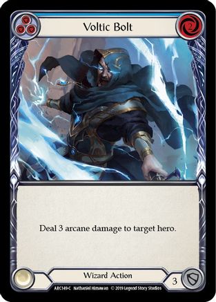 Image of Voltic Bolt (Blue) [ARC149-C] (Arcane Rising)  1st Edition Normal