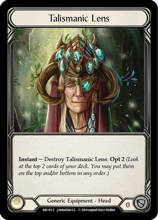Image of Talismanic Lens [U-ARC151] (Arcane Rising Unlimited)  Unlimited Normal