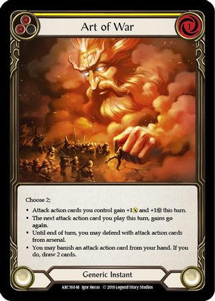 Image of Art of War [ARC160-M] (Arcane Rising)  1st Edition Normal