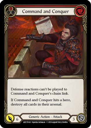 Image of Command and Conquer [ARC159-M] (Arcane Rising)  1st Edition Normal