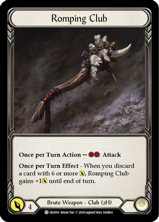 Image of Romping Club [CRU003] (Crucible of War)  1st Edition Normal
