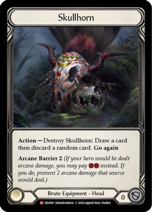 Image of Skullhorn [CRU006] (Crucible of War)  1st Edition Cold Foil