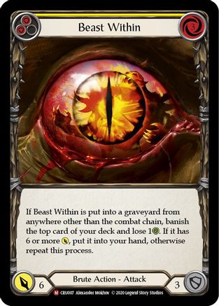 Image of Beast Within [CRU007] (Crucible of War)  1st Edition Normal