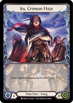 Image of Ira, Crimson Haze [CRU046] (Crucible of War)  1st Edition Rainbow Foil