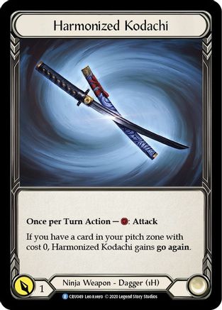 Image of Harmonized Kodachi [CRU049] (Crucible of War)  1st Edition Cold Foil