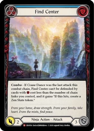 Image of Find Center [CRU054] (Crucible of War)  1st Edition Rainbow Foil