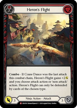 Image of Heron's Flight [U-CRU056] (Crucible of War Unlimited)  Unlimited Rainbow Foil