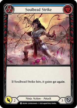 Image of Soulbead Strike (Blue) [CRU068] (Crucible of War)  1st Edition Normal