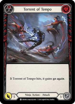 Image of Torrent of Tempo (Red) [CRU069] (Crucible of War)  1st Edition Normal