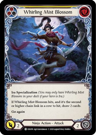 Image of Whirling Mist Blossom [CRU074] (Crucible of War)  1st Edition Rainbow Foil