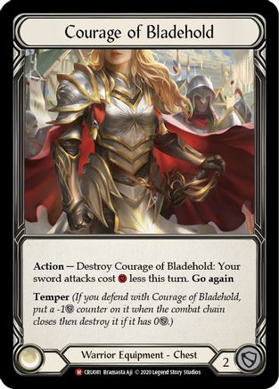Image of Courage of Bladehold [CRU081] (Crucible of War)  1st Edition Normal