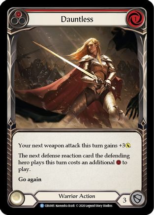Image of Dauntless (Red) [CRU085] (Crucible of War)  1st Edition Normal