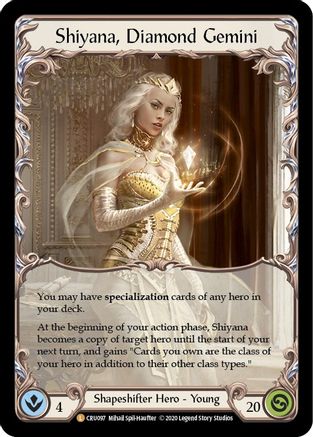 Image of Shiyana, Diamond Gemini [U-CRU097] (Crucible of War Unlimited)  Unlimited Rainbow Foil
