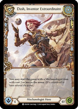 Image of Dash, Inventor Extraordinaire [CRU098] (Crucible of War)  1st Edition Normal
