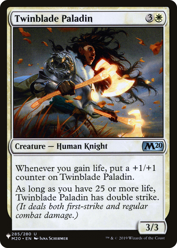 Image of Twinblade Paladin [The List]