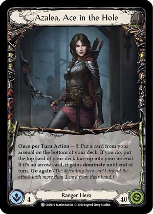 Image of Azalea, Ace in the Hole [CRU119] (Crucible of War)  1st Edition Normal