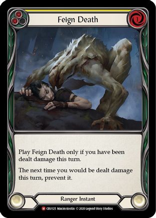 Image of Feign Death [CRU125] (Crucible of War)  1st Edition Normal