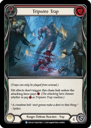 Image of Tripwire Trap [CRU126] (Crucible of War)  1st Edition Normal