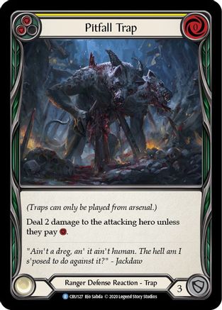 Image of Pitfall Trap [CRU127] (Crucible of War)  1st Edition Rainbow Foil