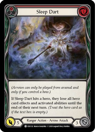 Image of Sleep Dart (Red) [CRU132] (Crucible of War)  1st Edition Normal