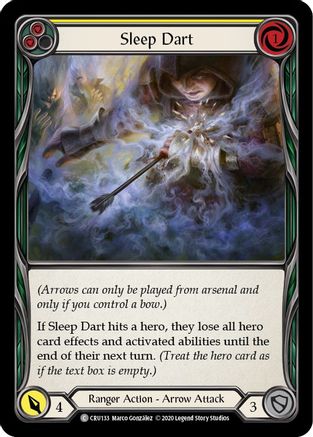 Image of Sleep Dart (Yellow) [CRU133] (Crucible of War)  1st Edition Normal
