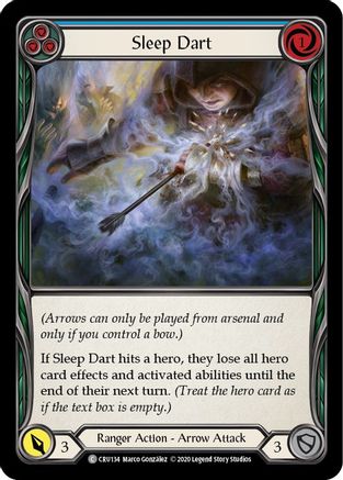 Image of Sleep Dart (Blue) [CRU134] (Crucible of War)  1st Edition Rainbow Foil