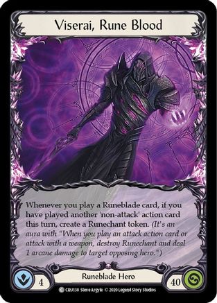 Image of Viserai, Rune Blood [CRU138] (Crucible of War)  1st Edition Normal