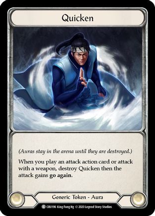 Image of Quicken [U-CRU196] (Crucible of War Unlimited)  Unlimited Rainbow Foil