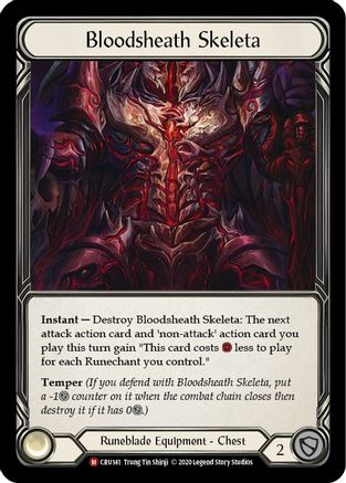 Image of Bloodsheath Skeleta [U-CRU141] (Crucible of War Unlimited)  Unlimited Rainbow Foil