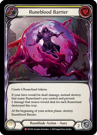 Image of Runeblood Barrier [U-CRU144] (Crucible of War Unlimited)  Unlimited Normal