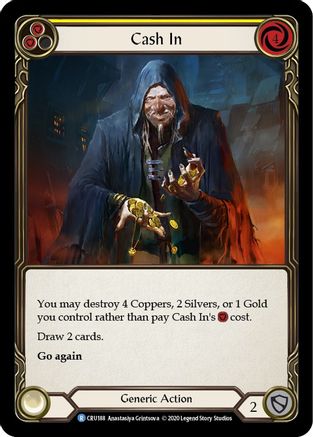 Image of Cash In [CRU188] (Crucible of War)  1st Edition Normal