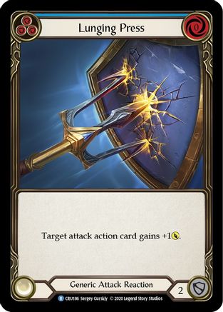 Image of Lunging Press [CRU186] (Crucible of War)  1st Edition Rainbow Foil