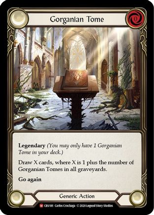 Image of Gorganian Tome [CRU181] (Crucible of War)  1st Edition Rainbow Foil