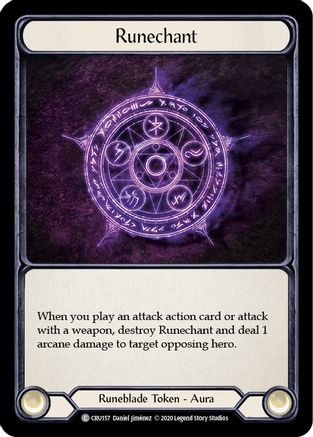 Image of Runechant [U-CRU157] (Crucible of War Unlimited)  Unlimited Rainbow Foil